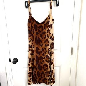 92’ VTG Gianni Versace Couture Leopard Dress